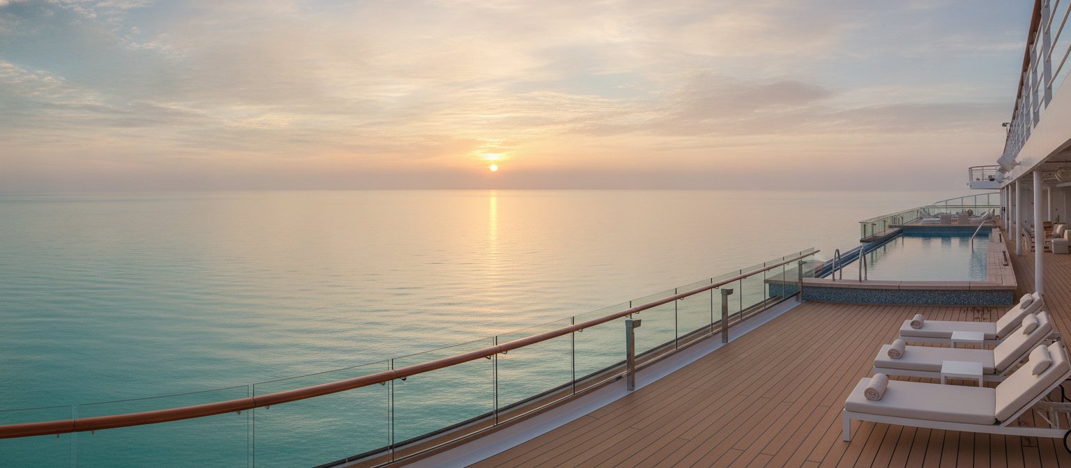 Zonsopgang boven zee